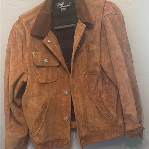 Polo by Ralph Lauren used suede jacket
Has wear to it but very good condition!